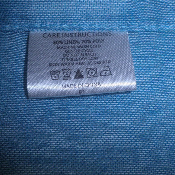 Turquoise Weave Sheer Curtains, 2 Panels @ 52"W x 84"L - Picture 8 of 10